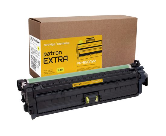 Купить Картридж совместимый HP 650A (CE272A) желтый Extra Patron (PN-650AYR) по лучшей цене