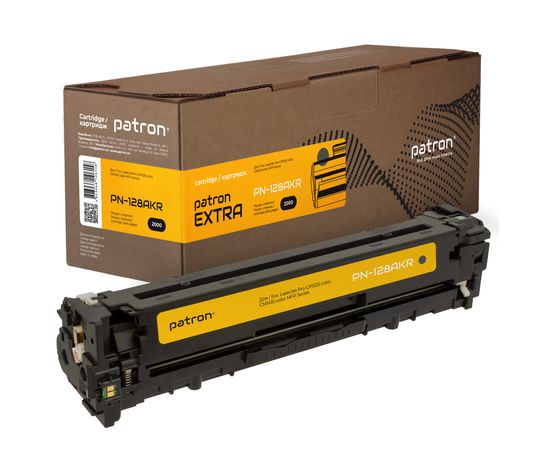 Купить Картридж совместимый HP 128A (CE320A) черный Extra Patron (PN-128AKR) по лучшей цене