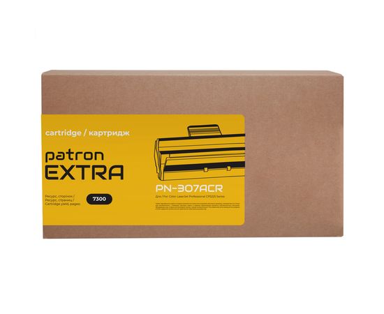 Купить Картридж совместимый HP 307A (PN-307AСR) голубой Extra Patron (CE741A) по лучшей цене