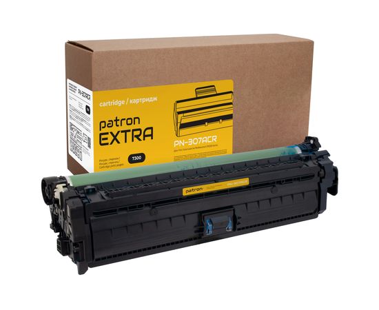 Купить Картридж совместимый HP 307A (PN-307AСR) голубой Extra Patron (CE741A) по лучшей цене