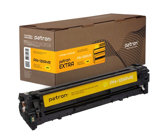 Купить Картридж совместимый HP 131A (CF212A) желтый Extra Patron (PN-131AYR) по лучшей цене