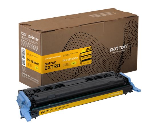 Купить Картридж совместимый HP 124A (Q6002A) желтый Extra Patron (PN-124AYR) по лучшей цене