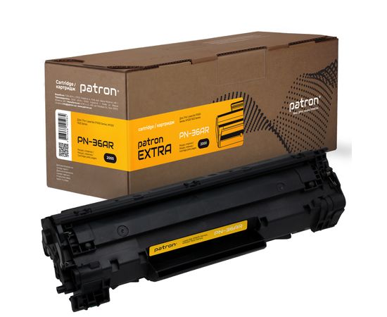 Купить Картридж совместимый HP 36A (CB436A) Extra Patron (PN-36AR) по лучшей цене