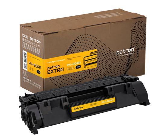 Купить Картридж совместимый HP 80A (CF280A) Extra Patron (PN-80AR) по лучшей цене