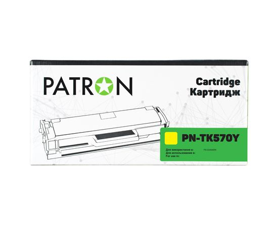 Купить Тонер-картридж совместимый Kyocera Mita TK-570Y желтый Patron (PN-TK570Y) по лучшей цене