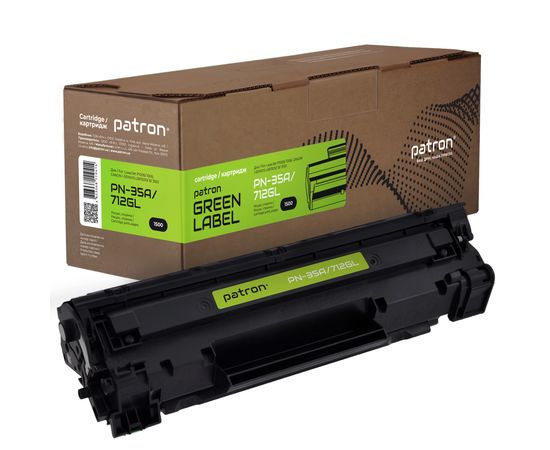 Купить Картридж совместимый HP 35A (CB435A)/Canon 712 Green Label Patron (PN-35A/712GL) по лучшей цене