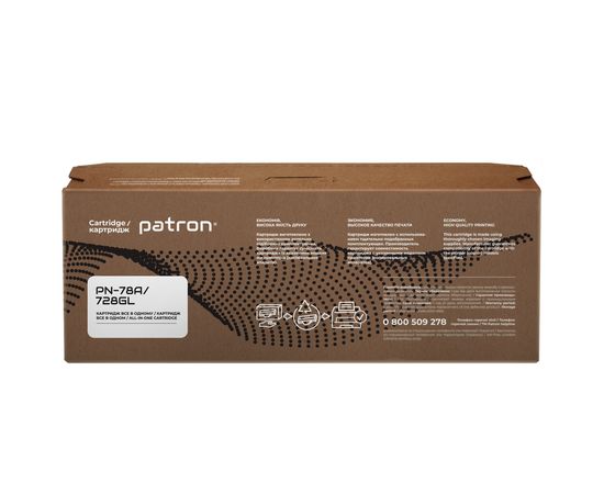 Купить Картридж совместимый HP 78A (CE278A)/Canon 728 Green Label Patron (PN-78A/728GL) по лучшей цене