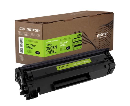 Купить Картридж совместимый HP 78A (CE278A)/Canon 728 Green Label Patron (PN-78A/728GL) по лучшей цене