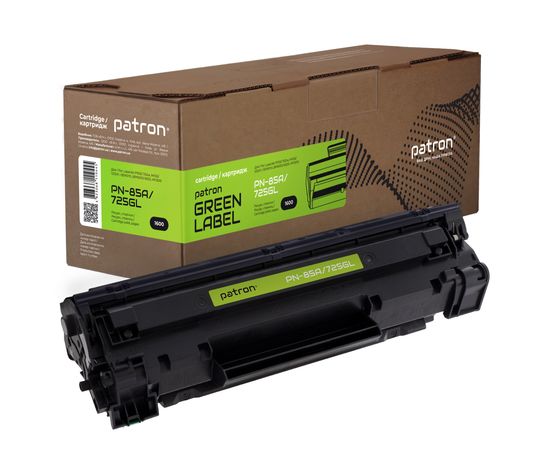 Купить Картридж совместимый HP 85A (CE285A)/Canon 725 Green Label Patron (PN-85A/725GL) по лучшей цене
