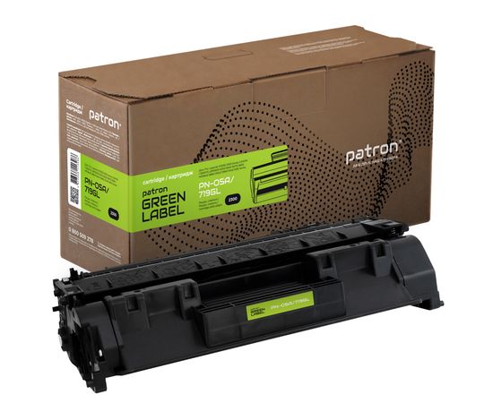 Купить Картридж совместимый HP 05A (CE505A)/Canon 719 Green Label Patron (PN-05A/719GL) по лучшей цене