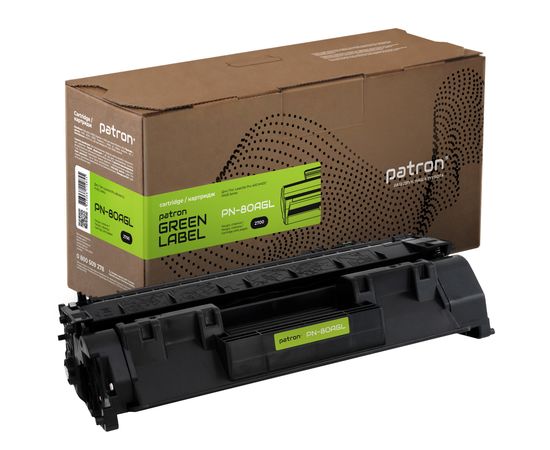 Купить Картридж совместимый HP 80A (CF280A) Green Label Patron (PN-80AGL) по лучшей цене