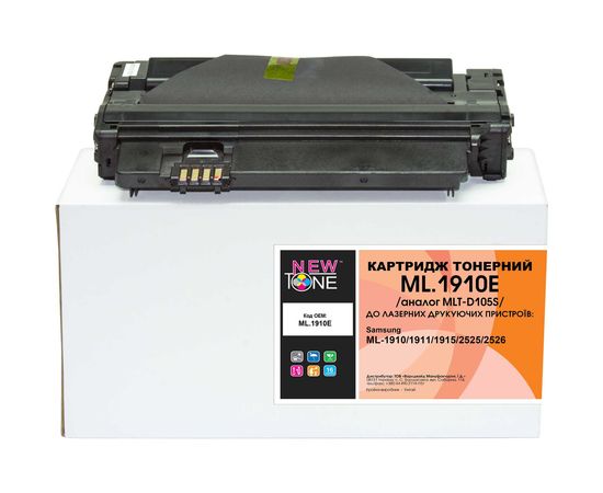 Купить Картридж тонерный NewTone для Samsung ML-1910, SCX-4600/4623, Dell 1130/1135 аналог MLT-D105S Black (ML.1910E) по лучшей цене