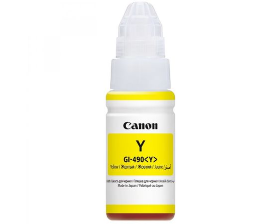 Купить Чернила Pixma GI-490 желтые, 70 мл Canon (0666C001) по лучшей цене