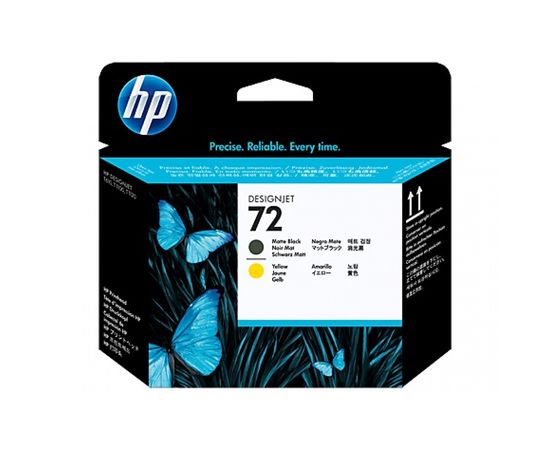 Купить Головка печатающая №72 матовый черний/желтый HP (C9384A) по лучшей цене