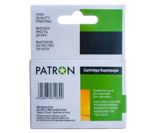 Купить Картридж совместимый Epson T052 (C13T052040) 3х12.5 мл, 3-х цветный Patron (PN-052/014) по лучшей цене