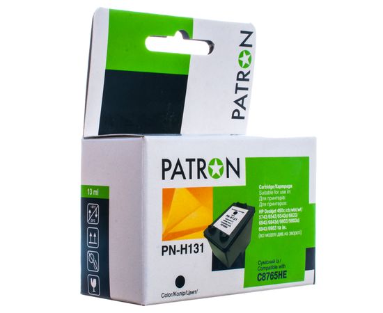 Купить Картридж совместимый HP 131 (C8765HE) 13 мл, черный Patron (PN-H131) по лучшей цене