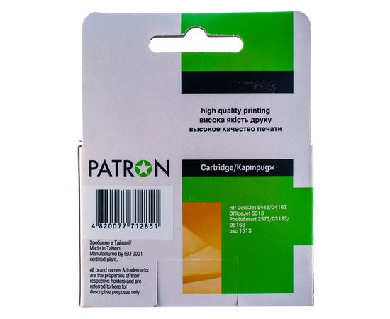 Купить Картридж совместимый HP 132 (C9362HE) 13 мл, черный Patron (PN-H132) по лучшей цене