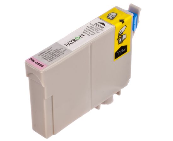 Купить Картридж совместимый Epson T0806 (C13T0806) 13 мл, светло-пурпурный Patron (PN-0806) по лучшей цене