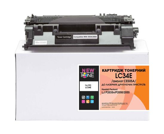 Купить Картридж тонерный NewTone для HP LJ P2035/2055, Canon MF-411 аналог CE505A/Canon 719 Black (LC34E) по лучшей цене