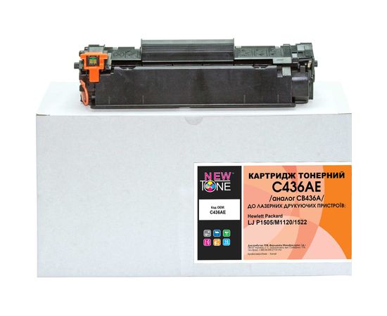 Купить Картридж тонерный NewTone для HP LJ P1505/M1120/1522 аналог CB436A Black (C436AE) по лучшей цене