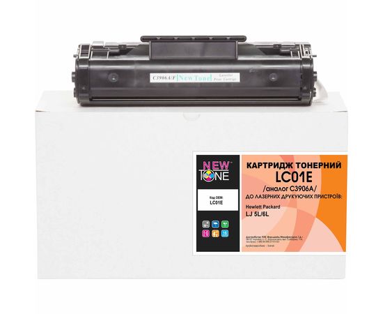 Купить Картридж тонерный NewTone для HP LJ 5L/6L/3100 аналог C3906A Black (LC01E) по лучшей цене
