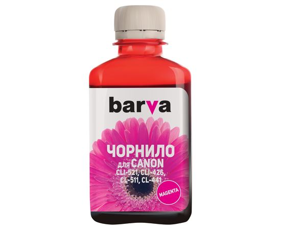 Купить Чернила Canon CLI-521 специальные 180 г, водорастворимые, пурпурные Barva (C521-058) по лучшей цене