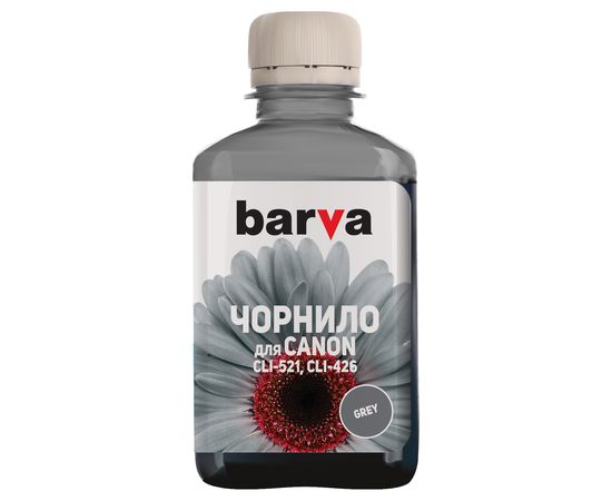 Купить Чернила Canon CLI-521 специальные 180 г, водорастворимые, серые Barva (C521-377) по лучшей цене