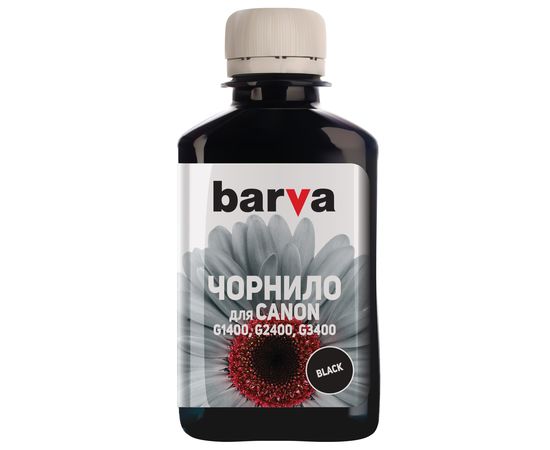 Купить Чернила Canon GI-490 BK специальные 180 г, пигментные, черные Barva (G490-503) по лучшей цене