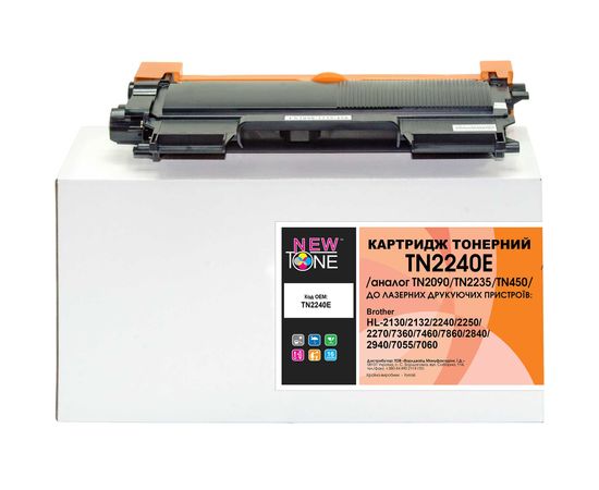 Купить Картридж тонерный NewTone для Brother HL-2240/2250/2270 аналог TN2090/TN2235/TN450 Black (TN2240E) по лучшей цене