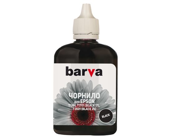 Купить Чернила Epson T1361 специальные 90 г, пигментные, черные Barva (E136-379) по лучшей цене