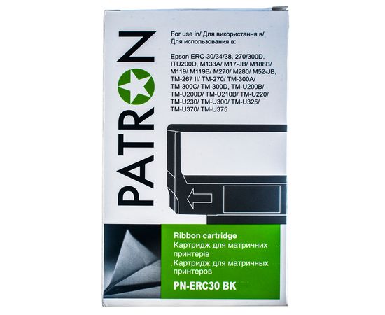 Купить Картридж совместимый Epson ERC-30 черный Patron (PN-ERC30 BK) по лучшей цене
