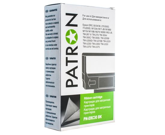 Купить Картридж совместимый Epson ERC-30 черный Patron (PN-ERC30 BK) по лучшей цене