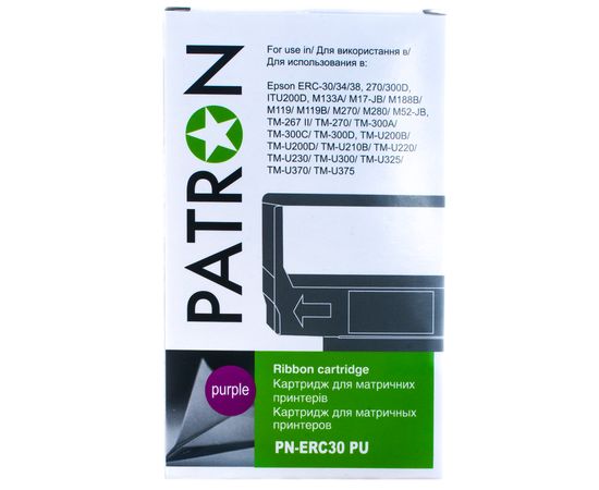 Купить Картридж совместимый Epson ERC-30 фиолетовый (purple) Patron (PN-ERC30 PU) по лучшей цене