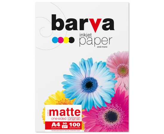 Купить Бумага матовая 90 г/м2, А4, 100 л Original Barva (IP-A090-001) по лучшей цене