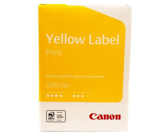 Купить Бумага офисная Canon Yellow Label А4, 80 г/м, 500 л, Класс С Mondi (6821B001/5897A022) по лучшей цене