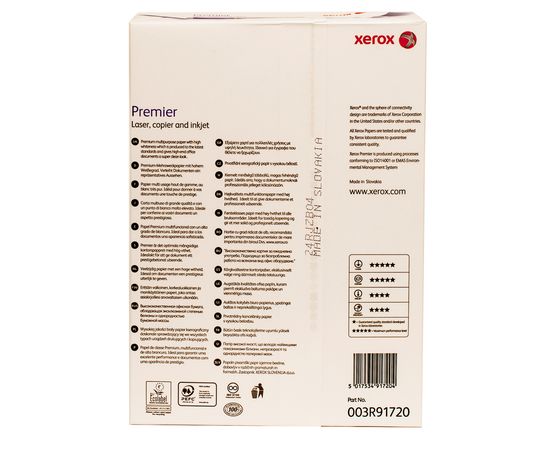 Купить Бумага офисная Premier А4, 80г/м, 500 л, Класс А Xerox (003R91720/003R98760) по лучшей цене